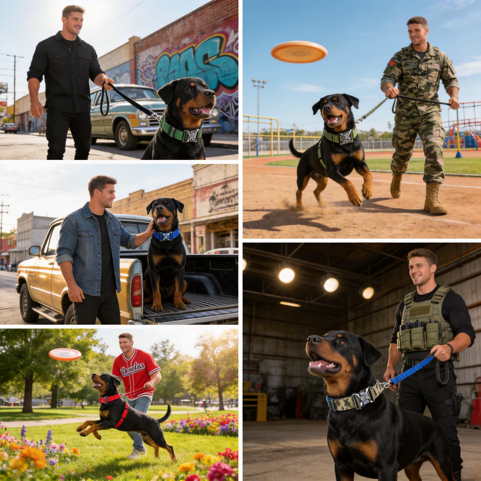 Premium Heavy-Duty Nylon Dog Collar - Extra Wide, Padded, with Stainless Steel Buckle Adjustable Pet Collar, Durable Dog Collar for Medium Large Dogs Cats for Outings, Dog Supplies, Pets Supplies, Christmas Gift