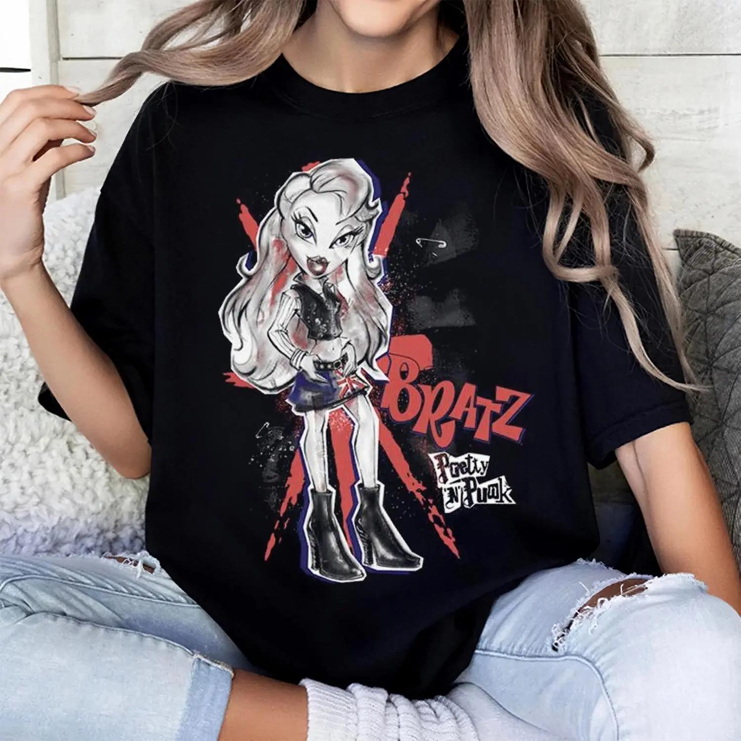 Bratz Rock Angelz Vintage Graphic Tee Bratz Forever Diamondz Genie Magic Y2K Fan Collection Shirt YY130505