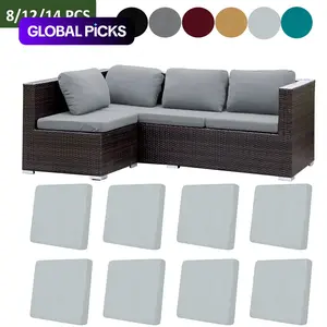 4/8/12/14 Piece Set High Elasticity Outdoor Sofa Cushion Covers, Soft Washable, All-Seasons, Fashionable and Durable