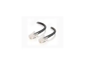 C2G 22689 Cat5e Cable - Non-Booted Unshielded Ethernet Network Patch Cable, Black (7 Feet, 2.13 Meters)