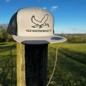 Old Southern Hat Co. Classic Trucker Hat with Bird Logo and Mesh Backing, Yupoong Classic Hat