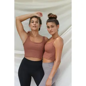 Everly Top – Ribbed Tank Workout Top