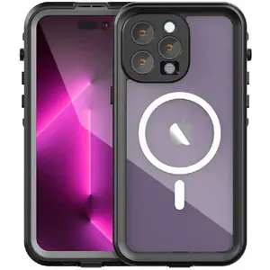 IP68 Waterproof Phone Case For iPhone 16 15 Plus 14 13 Pro Max Snowproof Dustproof Shockproof Shell Underwater Protection Cover