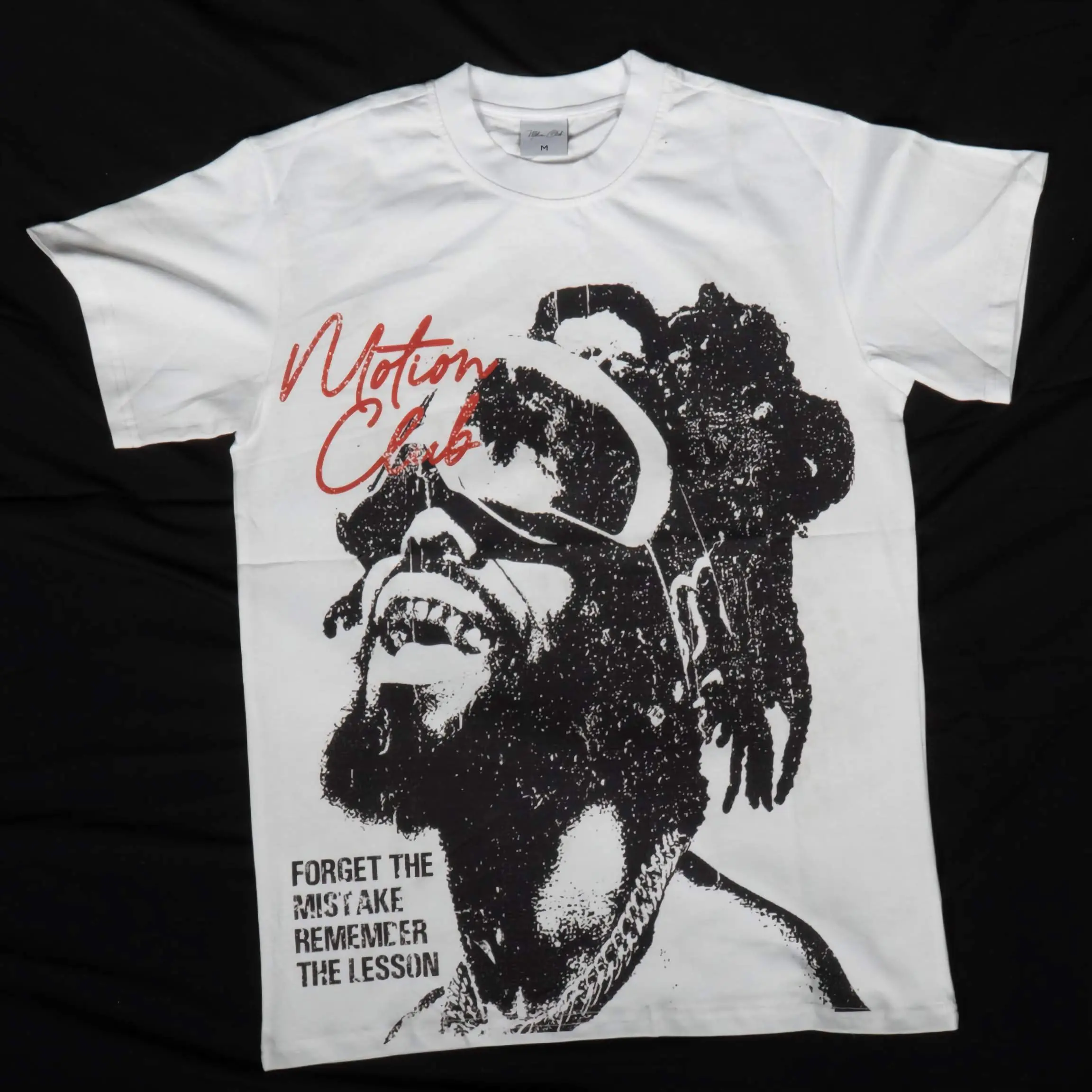 MOTION CLUB TEE "REMEMBER THE LESSON" Menswear Streetwear
