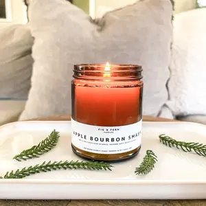 Apple Bourbon Smash Soy Candle
