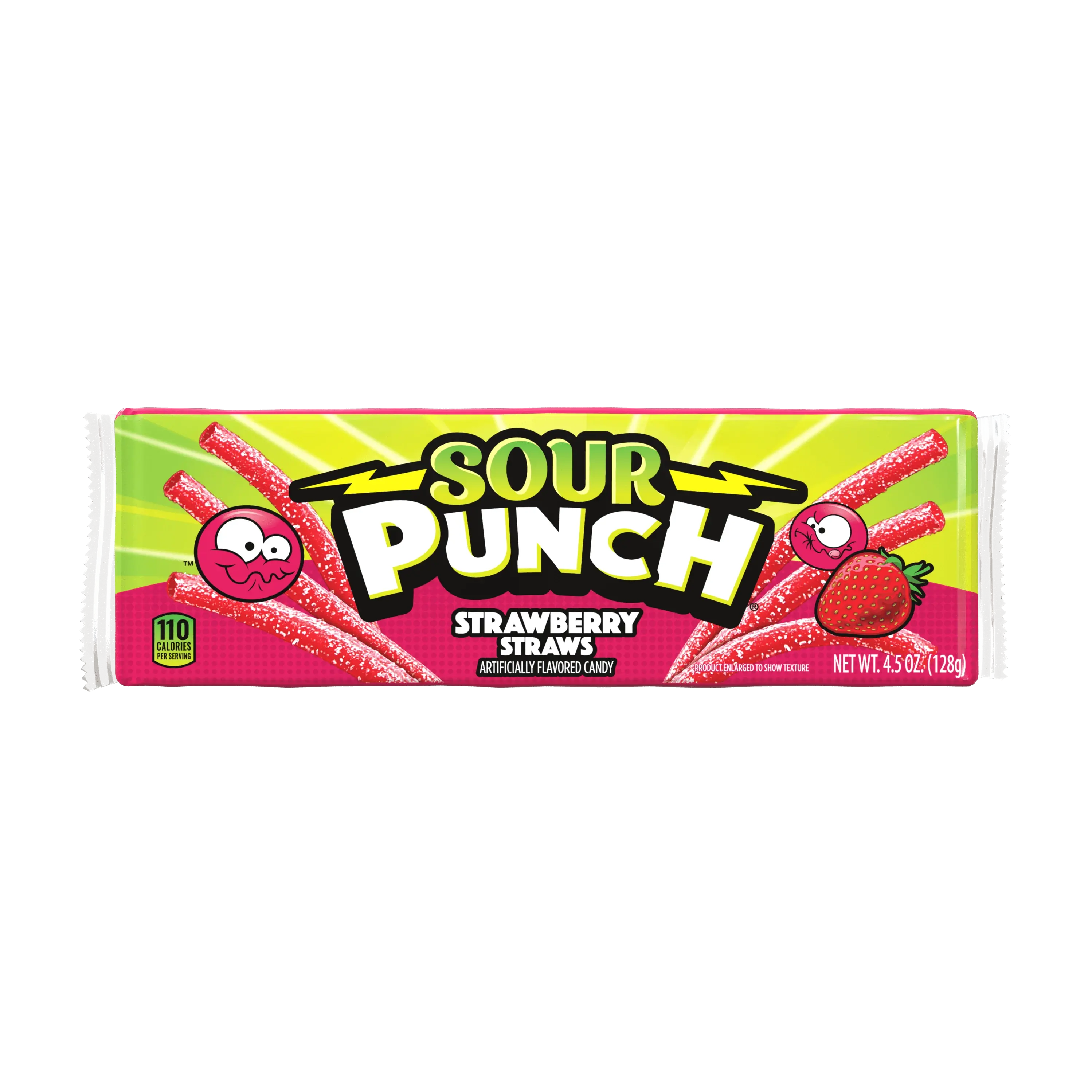 Sour Punch Strawberry Straws, 4.5oz Tray