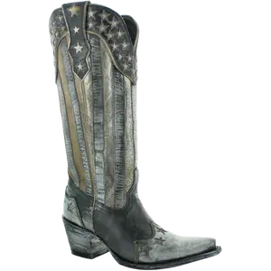 Yippee Ki Yay by Old Gringo Ladies Bloom Stars & Stripes Boots YL470-1
