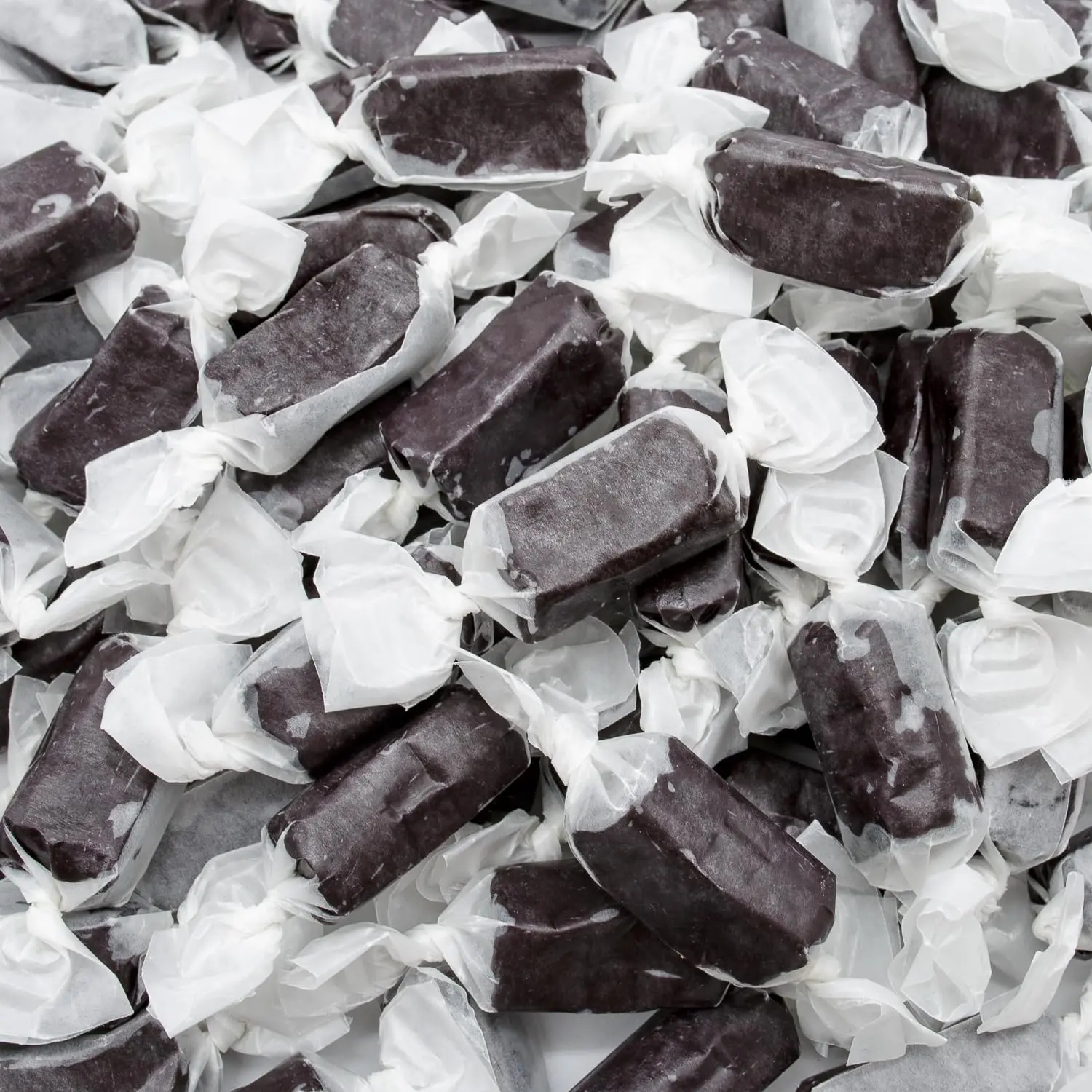 Black Licorice Caramel 8 oz - Fresh Cream and Butter, Soft and Delicious, Small Batch Crafted, Individually Wrapped Candy