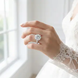 Exquisitely Designed Clear Transparent Luster Ring Comfortable Everyday Wear Perfect Gift for Friends Besties Girlfriends Suitable for Weddings Various Occasions Affordable Luxury