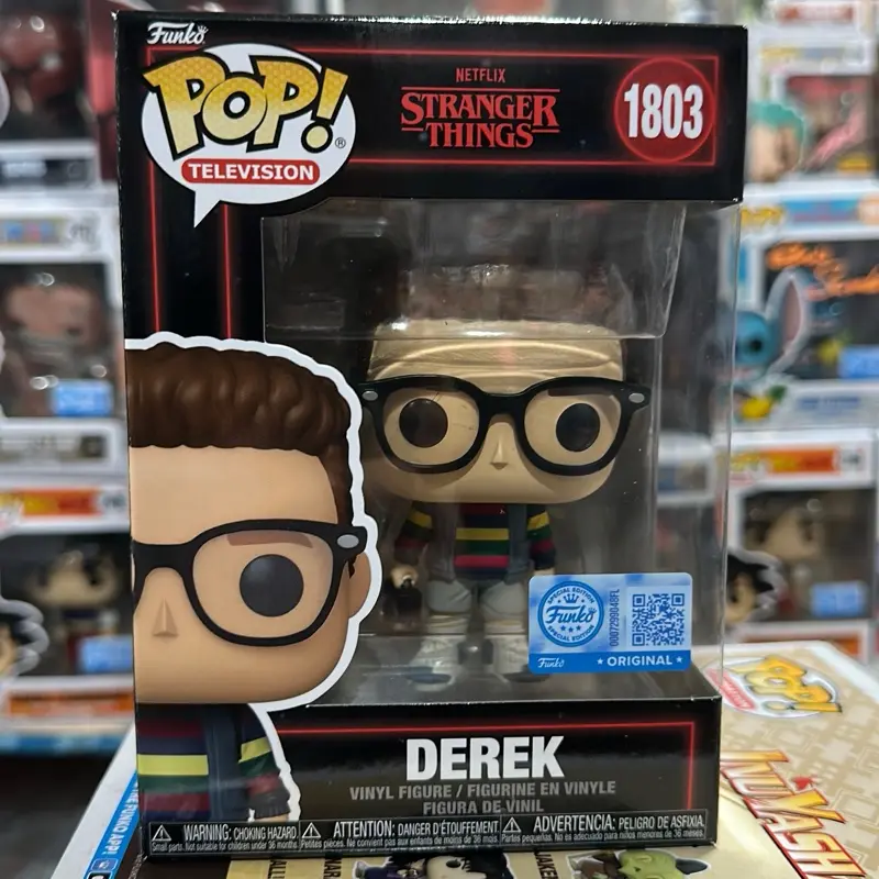 Funko Pop Stranger Things Derek Figurine - Stranger Things Characters, TV Series Collectible Bobblehead