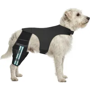 Adjustable Dog Knee Brace for ACL Tear and Arthritis Recovery - Dual Hind Leg Support with Harness Connection - Orthopedic Leg Wrap for Joint Stability and Pain Relief in Small to Large Dog (S)