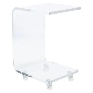Bartholomew Acrylic Bar Cart