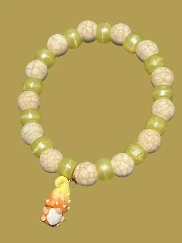 Gnome charm bracelet