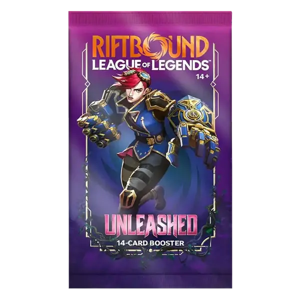 Riftbound TCG - "Unleashed" Booster Packs and Boxes - League of Legends TCG (24 Pack Boxes)