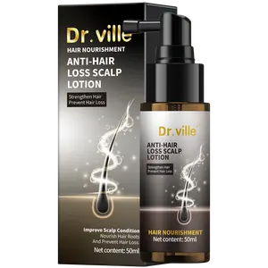Dr.ville Scalp Care Serum - Nourishing & Strengthening Formula for Healthier Looking Hair - 50ml Anti-Hair Loss Scalp Lotion-A