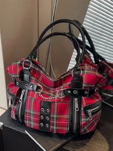 Fashionable, minimalist striped random pattern women's shoulder bag, lightweight underarm bag, classic style casual bag, suitable for commuting, shopping, Fashionable patterned bag, Versatile Shoulder Bags