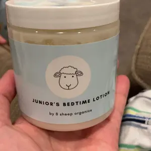 8 Sheep Organics Junior Bedtime Lotion – Natural, Organic Calming Lotion for Babies and Kids