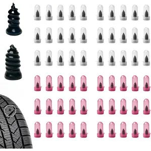 20 PCS Tire Repair Screws Professional Screw Tire Plug Kit Vacuum Tire Repair Rubber Nail Kit Self-Service Screw Type Tire Plugs Heavy Duty for Car Motorcycle Truck Tractor