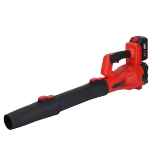 Portable wireless leaf vacuum cleaner, leaf blower, equipped with a powerful motor for efficient cleaning.Garden blower