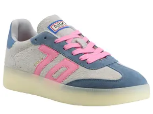 Back 70: BOSTON LS in GREY JEANS PINK Sneakers