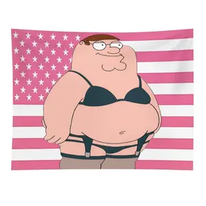 Peter Animation Griffin Flag Tapestry Wall Hanging College Dorm Wall Decor Room Flags Wall Art Decor For Bedroom Living Room