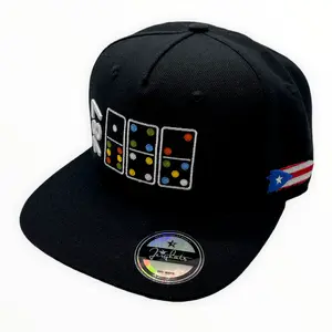 787 PR Colored Dominoes 5 Panel Snapback Cap