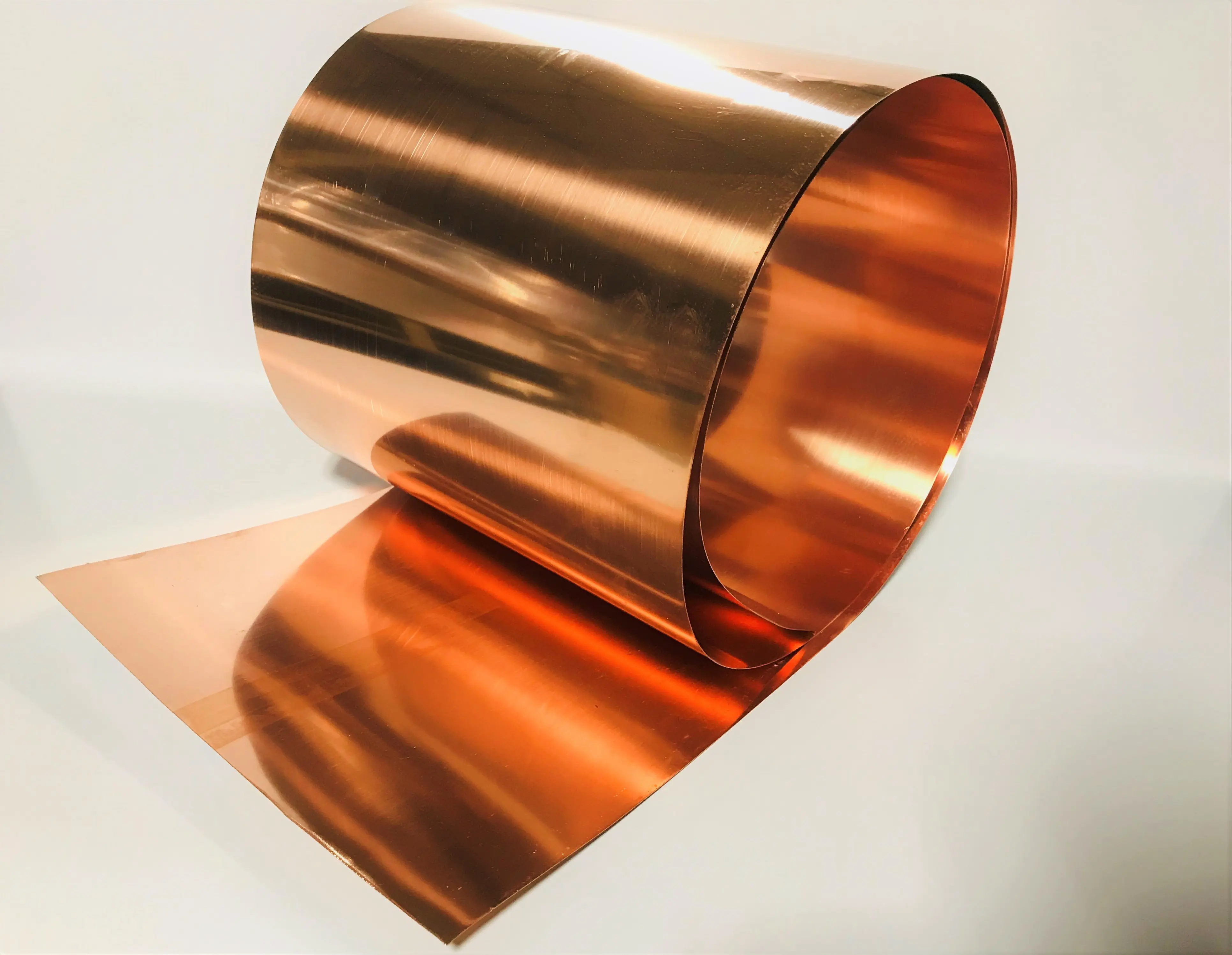 Copper strip roll, 11 3/4 in x 10ft, 16 oz-24 gauge