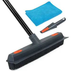 Removal Broom  Carpet, Rubber Broom for Hardwood Floor -  Remover Broom with