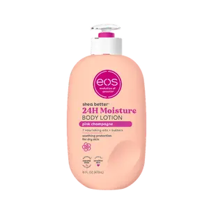 eos Shea Better Body Lotion for Dry Skin, Pink Champagne, 16 fl oz