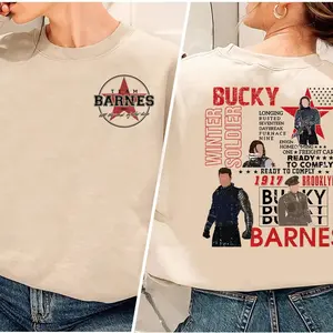 Bucky Barnes Sweatshirt, Barnes 1917 Sweatshirt, Avengers Sweatshirt, Superhero Sweatshirt, Winter Soldier Sweatshirt, MCU Fan Gift Hoodie