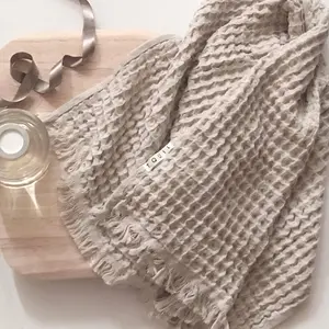 Waffle Soft Hand Towel - Sand