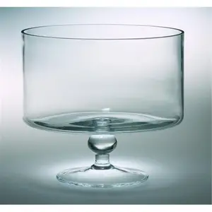 Classic clear 9.5 in. High Quality Glass Thick Trifle Bowl Classic clear 9.5 in. High Quality Glass Thick Trifle Bowl