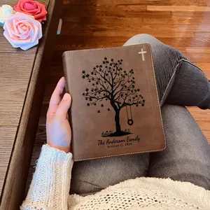 Personalized Family Bible,  Custom NIV Family Tree Journaling Bible, Engraved Bible, Wedding Bible, Anniversary Gifts Family Bible for Wedding