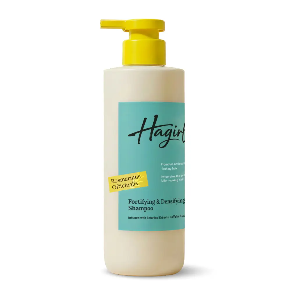 hagirl Rosemary Strengthening Shampoo for Weak, Dry & Frizzy Hair, Sulfate-Free Gentle Cleanse, Color Safe, 10.1 fl oz