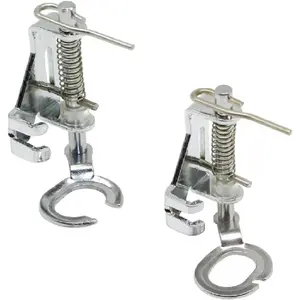 2 count Large Metal Darning/Free Motion Sewing Machine Presser Foot for  Low Shank Brother Singer Janome Babylock and More Sewing Machines - Include Close , Open  Foot