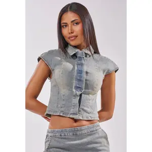 JOSIE DENIM BLOUSE