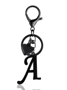 Women's Stainless Steel Keychain For Bags Heart Letter Design, Cute Car Keys Pendant, Personalized Gift for Women & Girls, Stylish Keychain, Trendy Cute Keychain