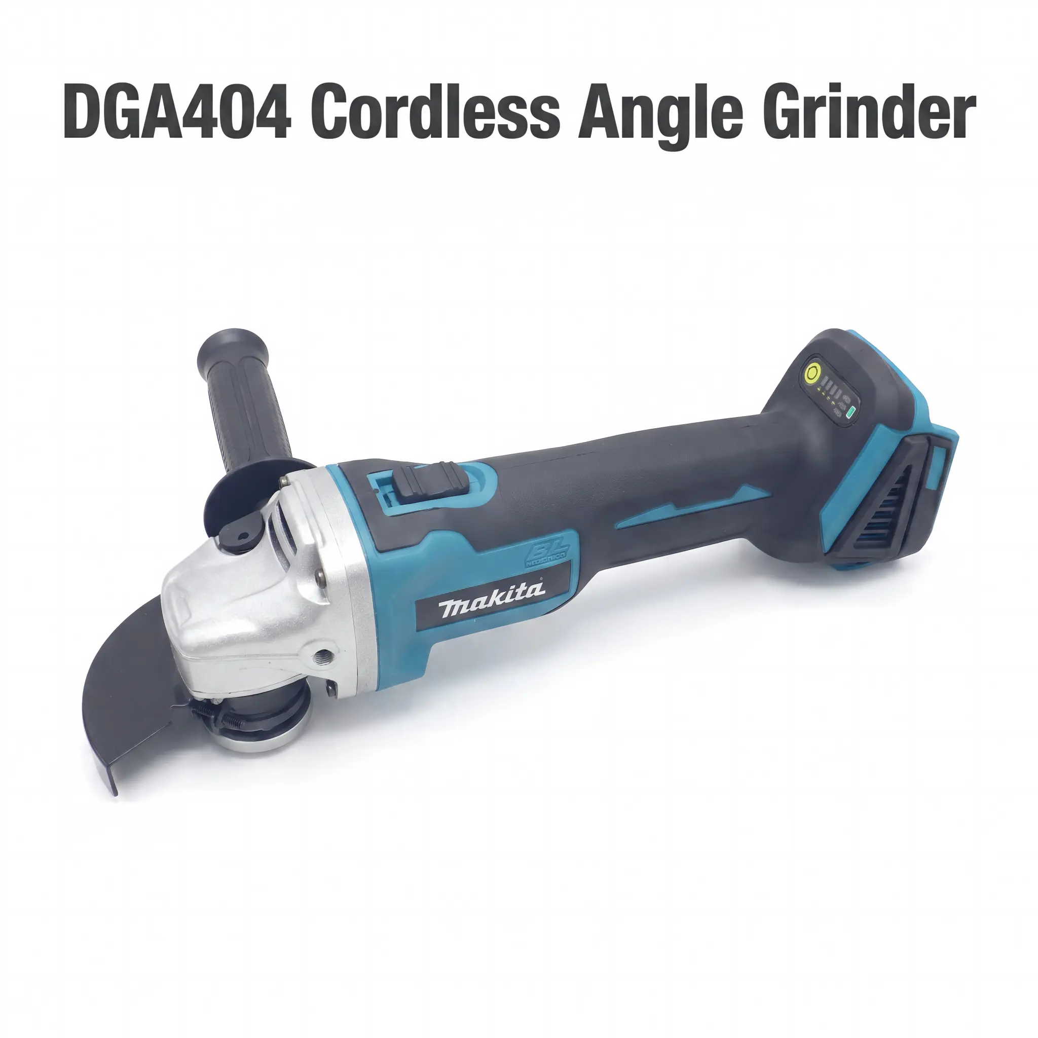 Makita DGA404 18V Cordless Grinder - M10 Spindle Arbor, Ideal for Pipe Grooving and Rust Removal Tasks flexvolt lithium-ion heavy-duty hand tool brushless impact wrench xr max mechanical work drilling concrete high power construction outdoor leveling auto