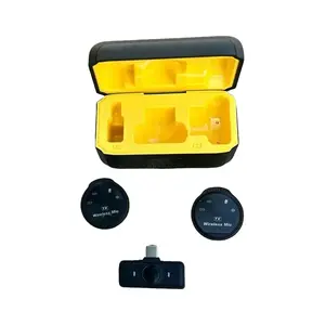 Wireless Lavalier Microphone Set with TX Receivers and Portable Case for Clear Audio Recording gift