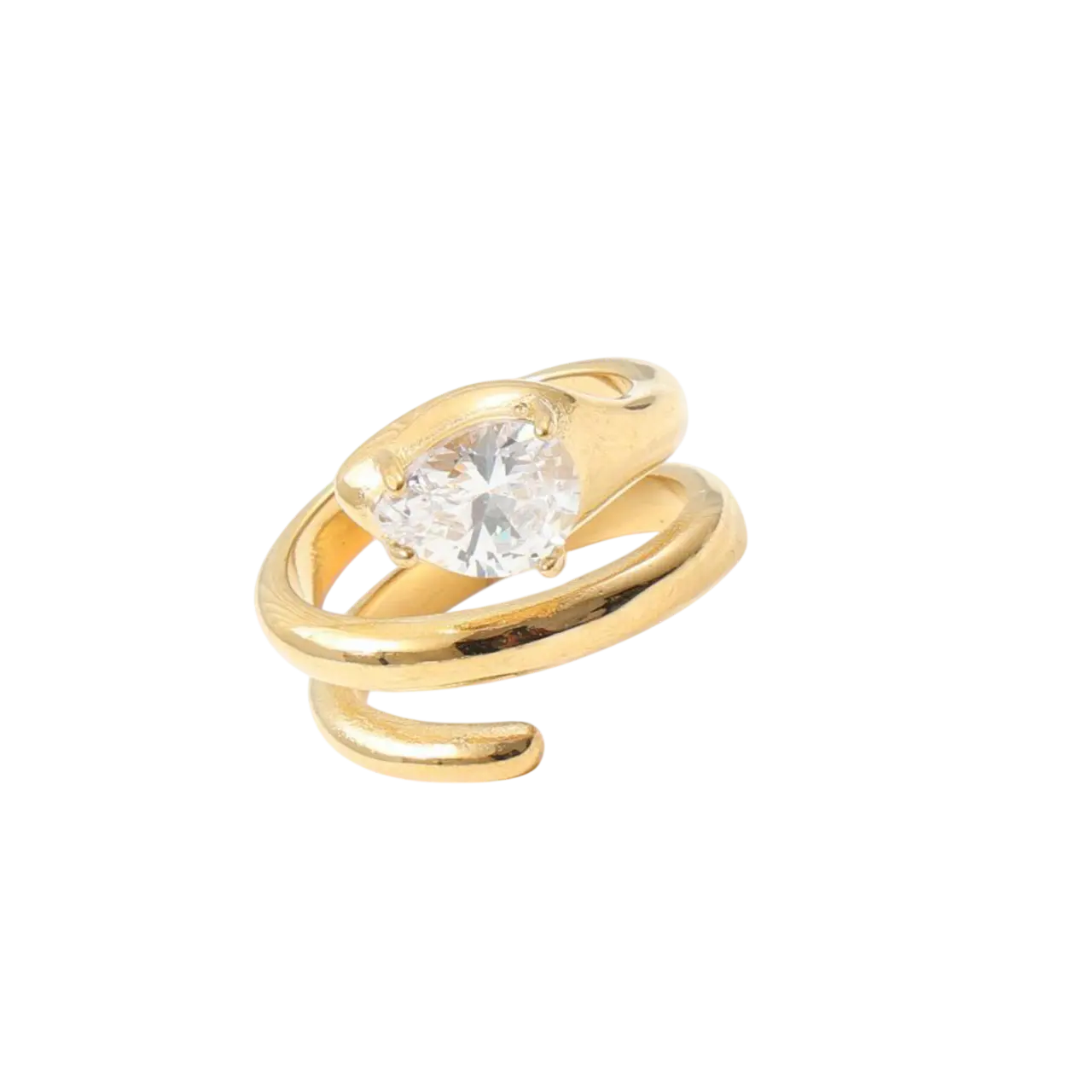 Coiled Snake Ring