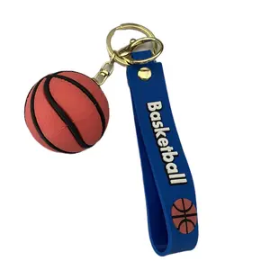 Key Chain - 3D Basketball Keychain  Perfect for Carrying Keys and Identification Badges