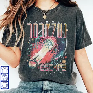Escape Tour 81 Journey shirt, Journey band retro shirt