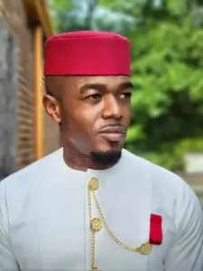 Filapupa African Aso Oke Hand Woven Hat - DPFPH300