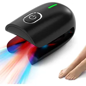 Nail Fungus Treatment Laser Device, Fungus Laser Cleaning Device for Damaged Discolored Thick Toenails Fingernails & Onychomycosis (470nm*2+660nm*2+905nm*1)