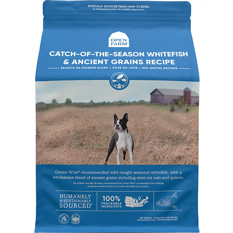 Open Farm Ancient Grain Dog Food - Whitefish