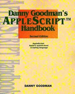 USED-Danny Goodman's Applescript Handbook by Goodman, Danny (Paperback)