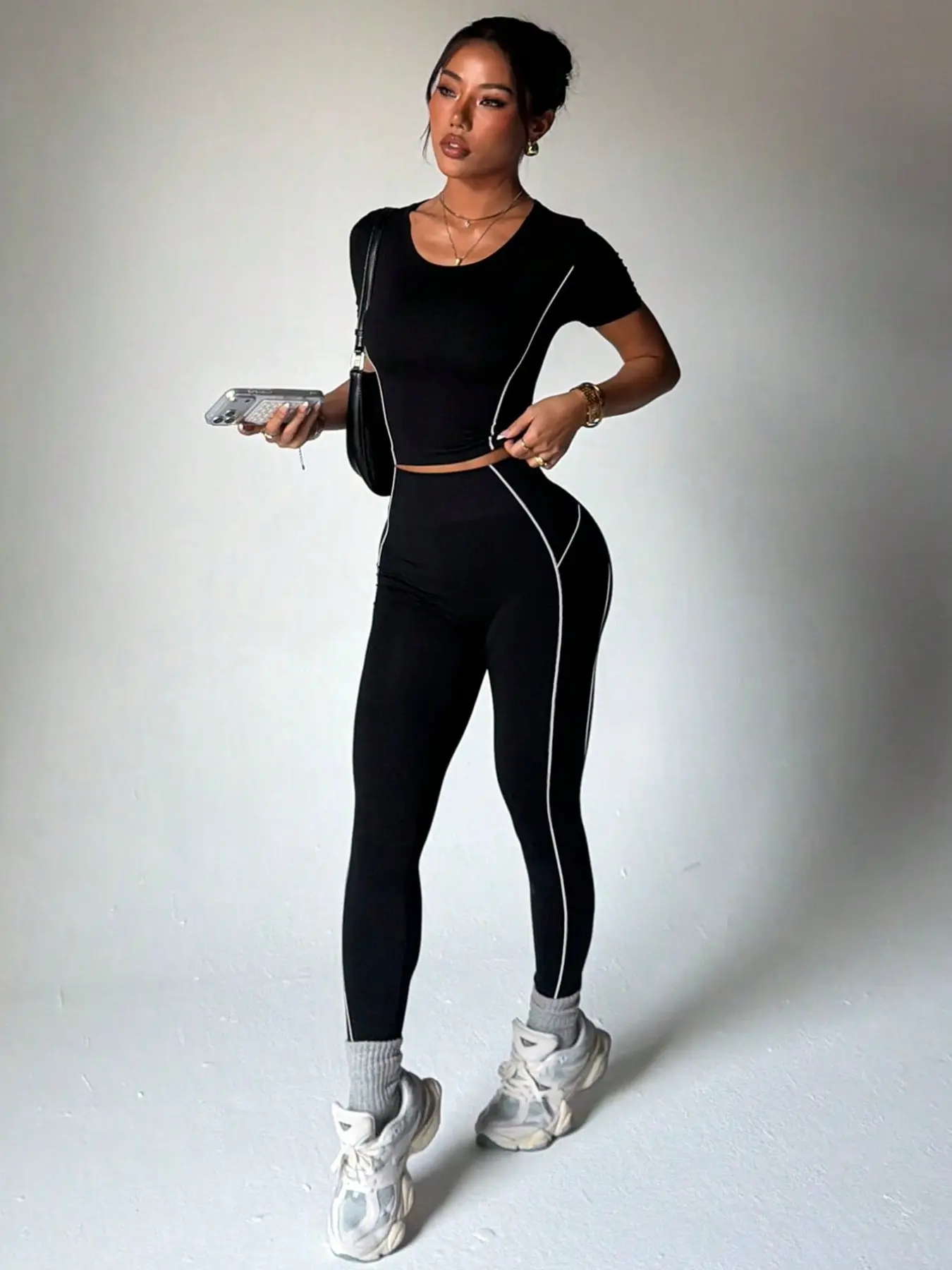 Women's Sportswear Set, Tracksuit Set, Workout Set, Casual Daily Wear, Comfortable & Stylish Design, Perfect for Everyday Use, Ideal Gift Choice, Workout Sets Women