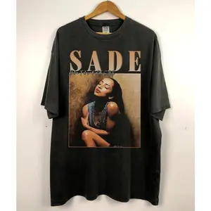 Vintage Sade T-shirt, Sade retro vintage, Fans Gifts, Sade Adu, Gift for Fan, Vintage Graphic Tee, Gifts Unisex T-Shirt, Many Size and Many Colors for Adults Menswear Top