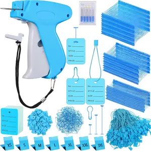 3576 Pcs Tagging Guns for Clothes Labels Attacher Guns for Clothing with 3000 Barbs, 5 Needles and 100 Price Tags, Sewing Kit for Retail Stores, Yard Sales(Sky Blue)