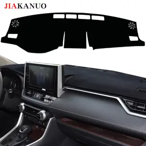 JIAKANUO Instrument Panel Cover Mat Fit for Toyota RAV4 2019-2023 Dashboard Pad Carpe Sunscreen Heat Insulation Anti Glare Reflective Protection All Black